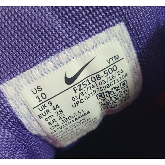 NEW Nike Air Zoom Pegasus 41 Clemson Tigers Running Shoes FZ5108-500 Size 10 main image 7